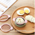 Promotional Gift Hard Boiled Eggs Equal Segment Cutter Non-toxic Material Egg Slicer